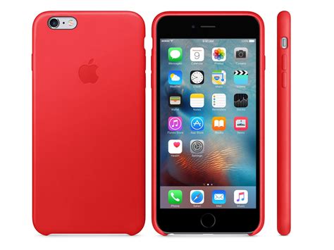 Apples Leather Iphone 6s And 6s Plus Cases Now Come In Product Red