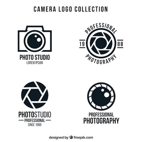 Free Vector Camera Logos Pack