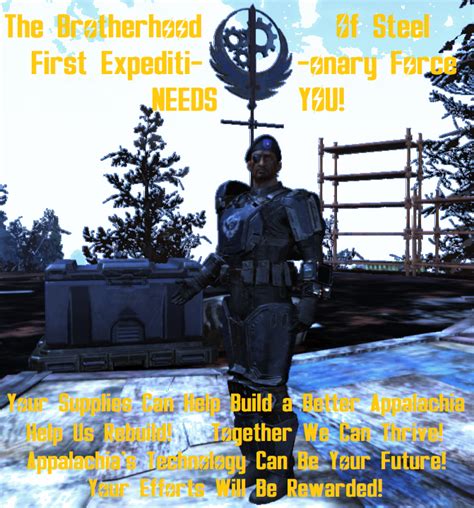 Fallout 76 Brotherhood Of Steel Help Us Rebuild By Greatdragonseiryu