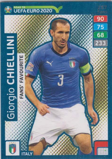 Roberto mancini has made italy believe again. Adrenalyn XL Road to UEFA EURO 2020 #257 Giorgio Chiellini ...