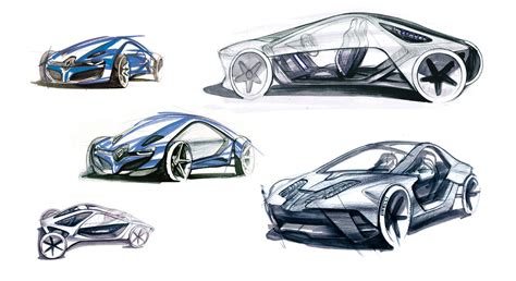 Top 72 Futuristic Concept Car Sketches Vn