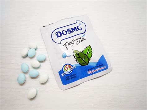 Portable Sachet Pack Sugar Free Mint Candy Pepper Flavor Snack With