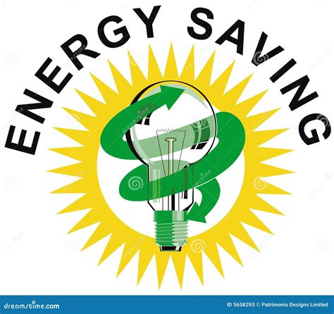 Light Bulb Energy Saving Symbol Stock Photos - Image: 5658293