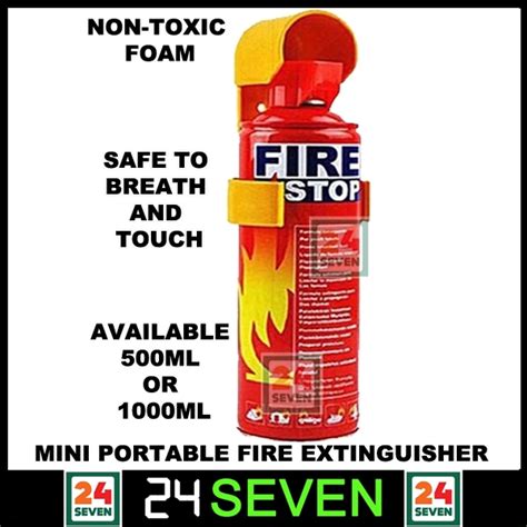 Ready Stock Mini Portable Fire Extinguisher Fire Stop Fire