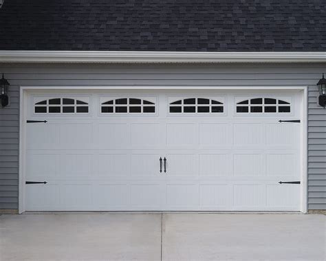 Raynor Carriage House Garage Doors With Stockton Arch Glass ♦ All