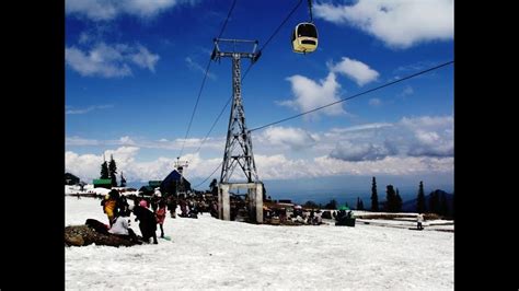 Full Journey In Cable Car Gondola At Gulmarg India Kashmir Tourism