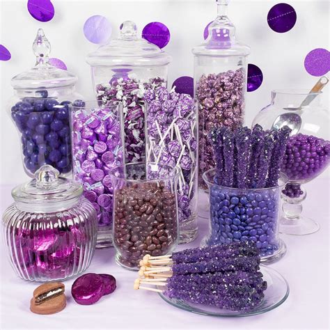 Purple Premium Candy Buffet Purple Candy Buffet Purple Candy Candy