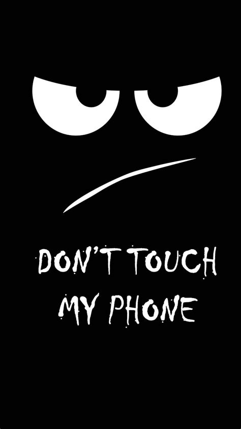 Dont Touch My Phone Lock Screen Hd Phone Wallpaper Peakpx