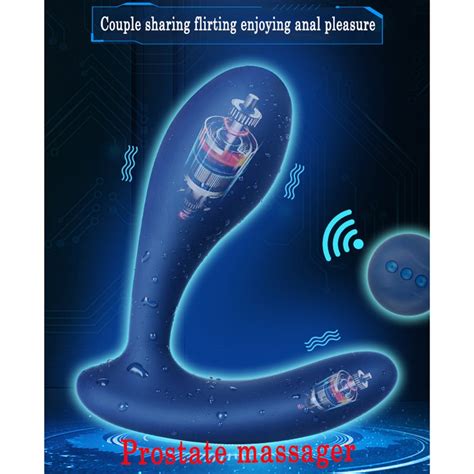 10 Speed Vibrating Butt Plug Wireless Remote Control Male Prostate Massager Gay Toys Anal Plug G