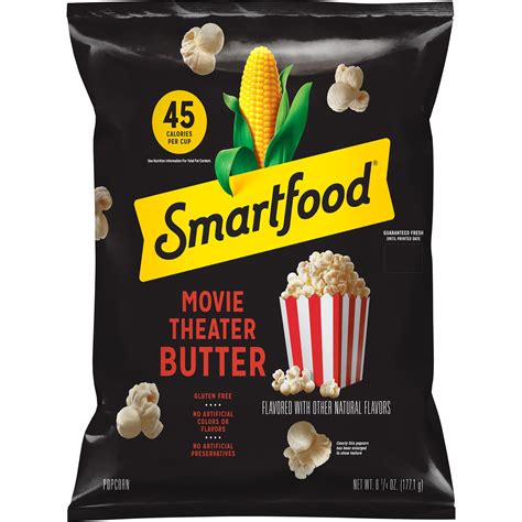 Smartfood Popcorn Movie Theater Butter Flavored 625 Oz