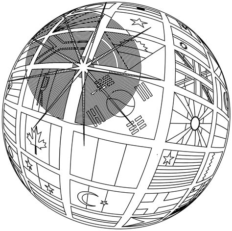 Geography Clipart Black And White