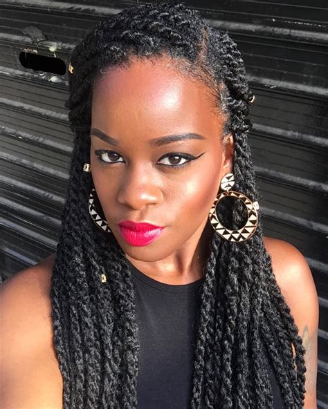 As mentioned earlier adding color to your locks will make your style stand out. 5 Simple Yet Cute Ways To Style Marley Twists