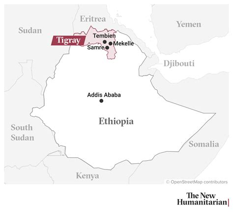 Ethiopia Tigray Map The New Humanitarian