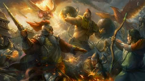 Epic battle fantasy 3 4k ultra papel de parede hd