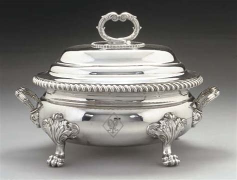 An Old Sheffield Plate Soup Tureen