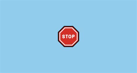 🛑 Stop Sign Emoji On Openmoji 140