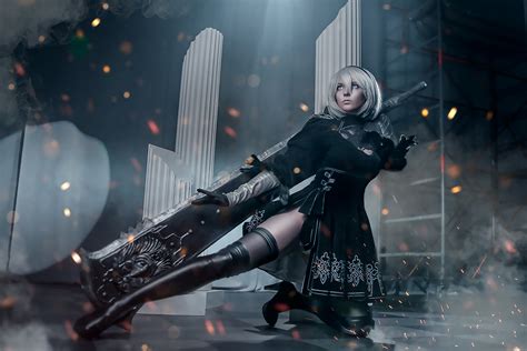 Nier Automata Cosplay Artwork Hd Girls 4k Wallpapers Images Images