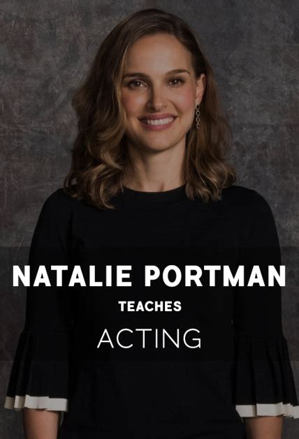 دانلود مستر‌کلاس Masterclass Natalie Portman Teaches Acting 2019