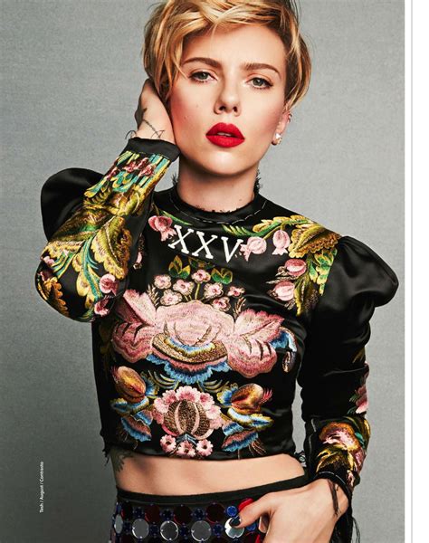Scarlett Johansson F Magazine July 2017 Issue Celebmafia