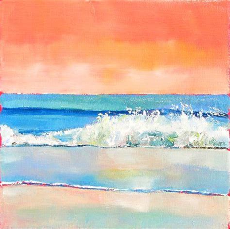 Affordable Original Sea And Beach Paintings By Etsy Artists Surf