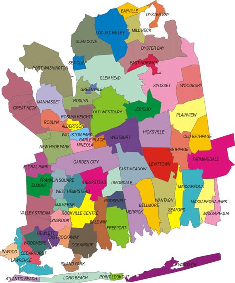 Map Of Nassau County NY