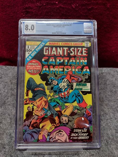 Giant Size Captain America 1 CGC 8 0 GIL Kane Mike Esposito Cover