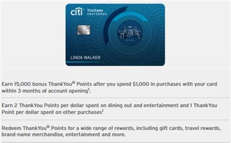 Premier and prestige thankyou cardholders may want to add the preferred card to their arsenal as an additional source of thankyou points. Citi ThankYou Preferred Offer, 15K Bonus With NO 24-Month Restriction - Miles to Memories