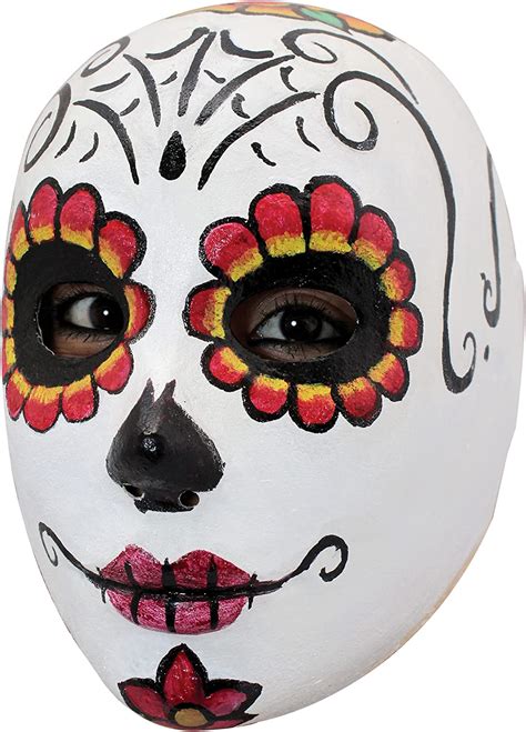Ghoulish Productions Máscara De Catrina Mexicana Colorida Máscaras De