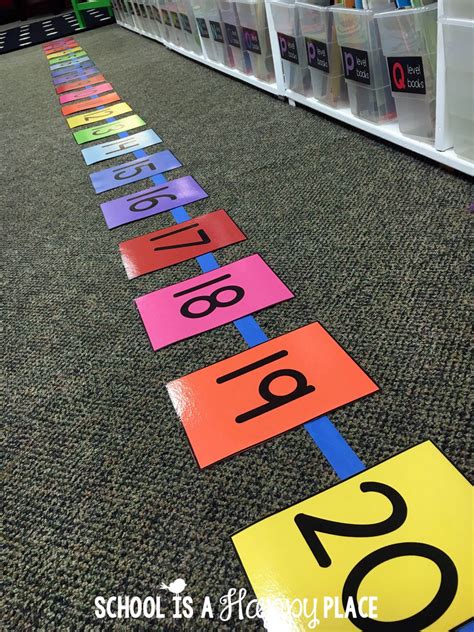 School Is A Happy Place Free Number Line Activities Your Students Will