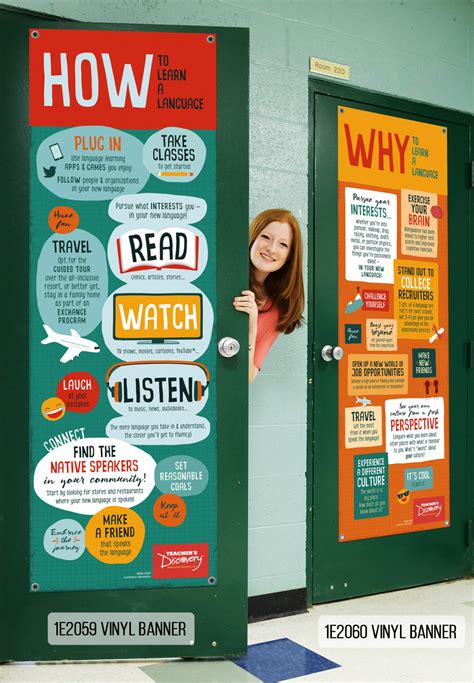How And Why To Learn A Language Posters Teachers Discovery
