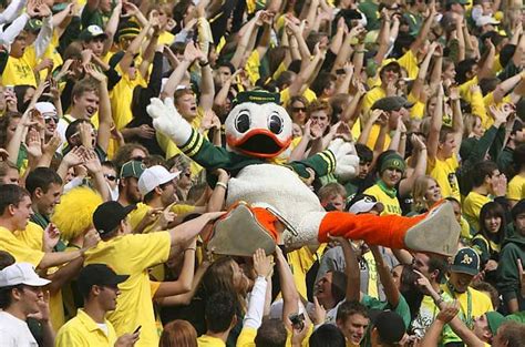 University Of Oregon Ducks Puddles The Duck The Mascot Is Also Called