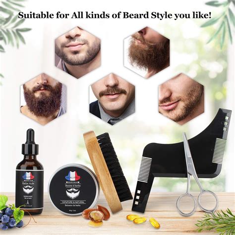 Bartpflege Set Geschenkset Für Männer Bart Styling 9 In 1 Bartpflege Bartwachstum Kit