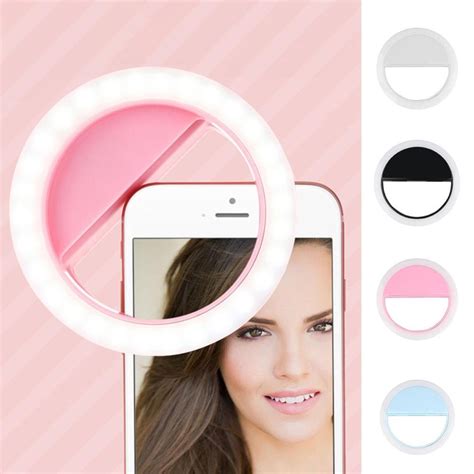 Rechargeable Fill Light 36 Leds Camera Enhancing Photography Selfie Flash Ring Light For Ipad