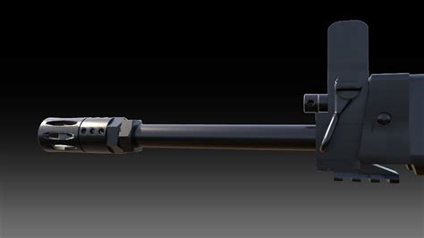 T91 Assault Rifle 3d Model Cgtrader