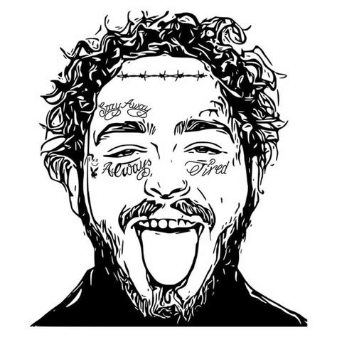 Pin By ☕jae Zee☕ On Ive Caught The Cricut Bug Post Malone Face