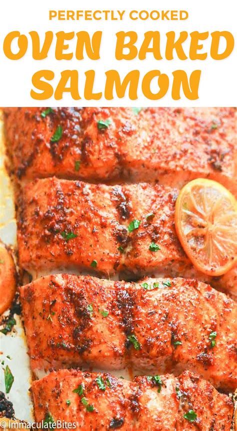 Season salmon with salt and pepper. baked salmon fillets