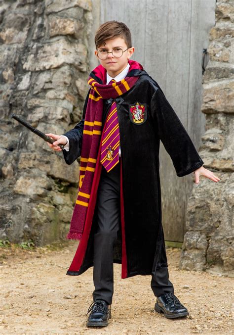 Kids Harry Potter Deluxe Gryffindor Robe Costume