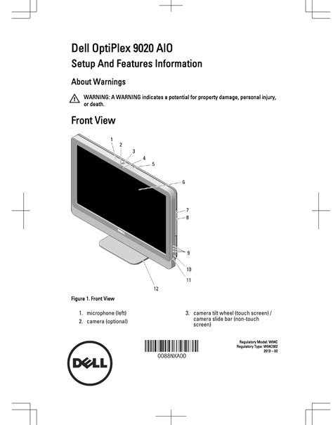 Dell Optiplex 9020 Aio Owners Manual Free Pdf Download 63 Pages