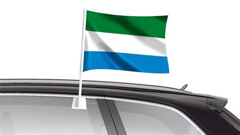 Sierra Leone Car Flag Hampshire Flag Company