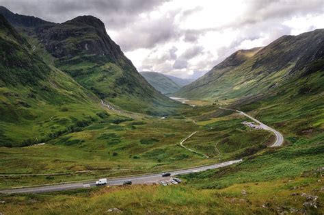 The A82 Curving Through Glencoe Scotland Richard Flint Photography