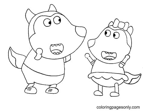 Wolfoo Coloring Pages - Free Printable Coloring Pages