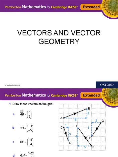 S1 Vectors And Vector Geometry Pdf Geometry Classical Geometry