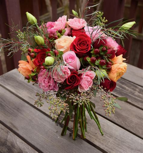 Valentines Day Flower Bouquet Mix Of Beautiful Premium Flowers