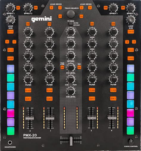 Pmx 20 4 Channel Mixer And Controller Capital Music Gear