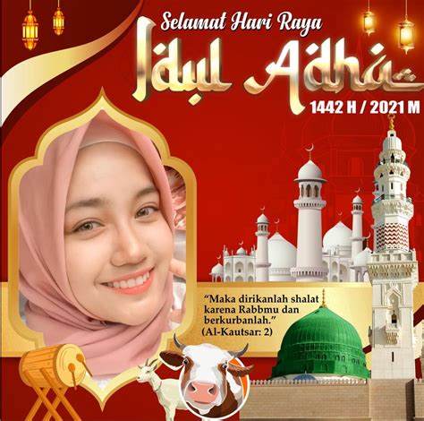 Twibbon Idul Adha Keren Hiasi Kartu Ucapan Selamat Hari Raya Idul My Xxx Hot Girl