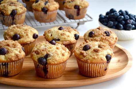 Blueberry Coffee Cake Muffins With Streusel Just A Taste