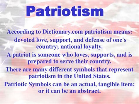 What Is The Origin Linguistic Of The Word Patriotism