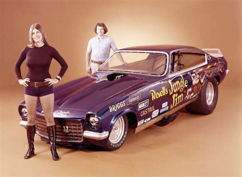Jungle Pam And Jungle Jim With Their Drag Racing Car S R