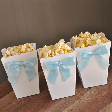 Ready To Pop Mini Popcorn Boxes With Bows Ships In 1 3 Business Days