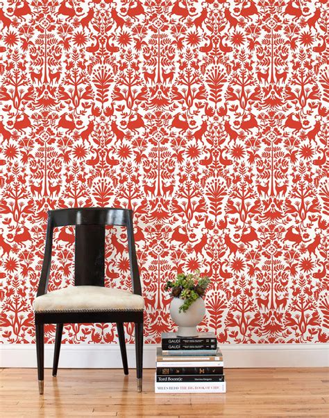 Otomi Red Removable Wallpaper Tile Hygge West HD Wallpapers Download Free Map Images Wallpaper [wallpaper376.blogspot.com]